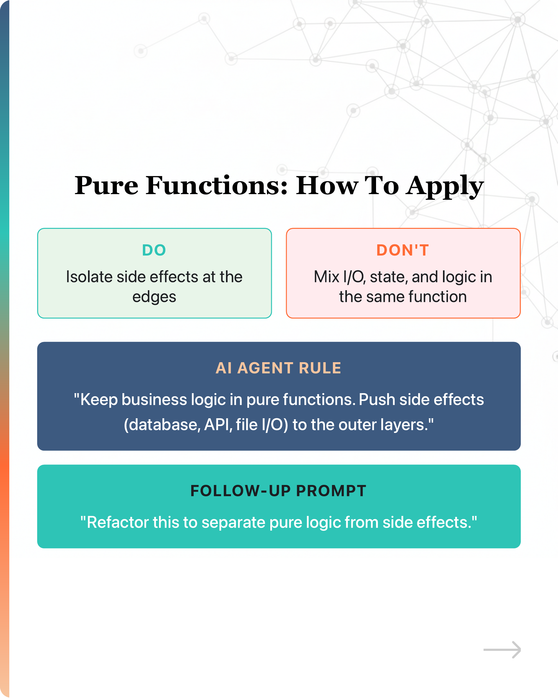 No, vibe coding does not create tech debt., slide 35