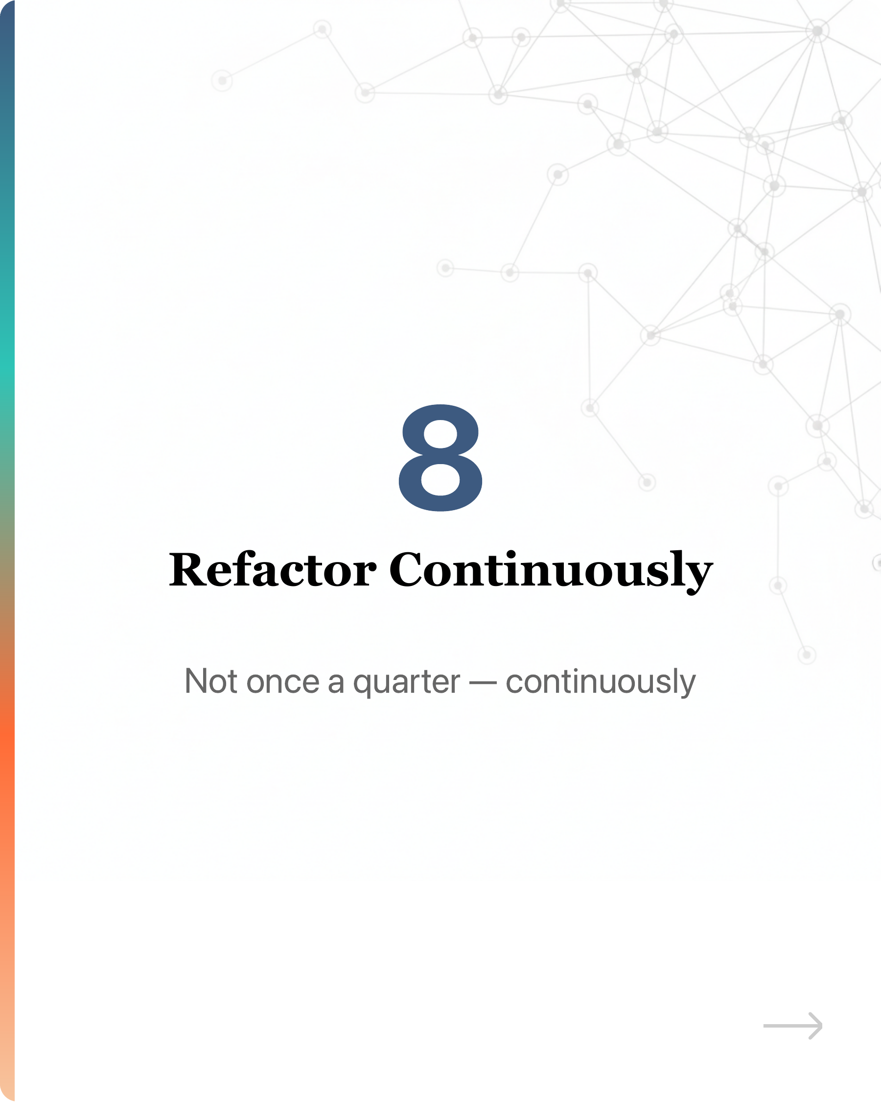 No, vibe coding does not create tech debt., slide 36