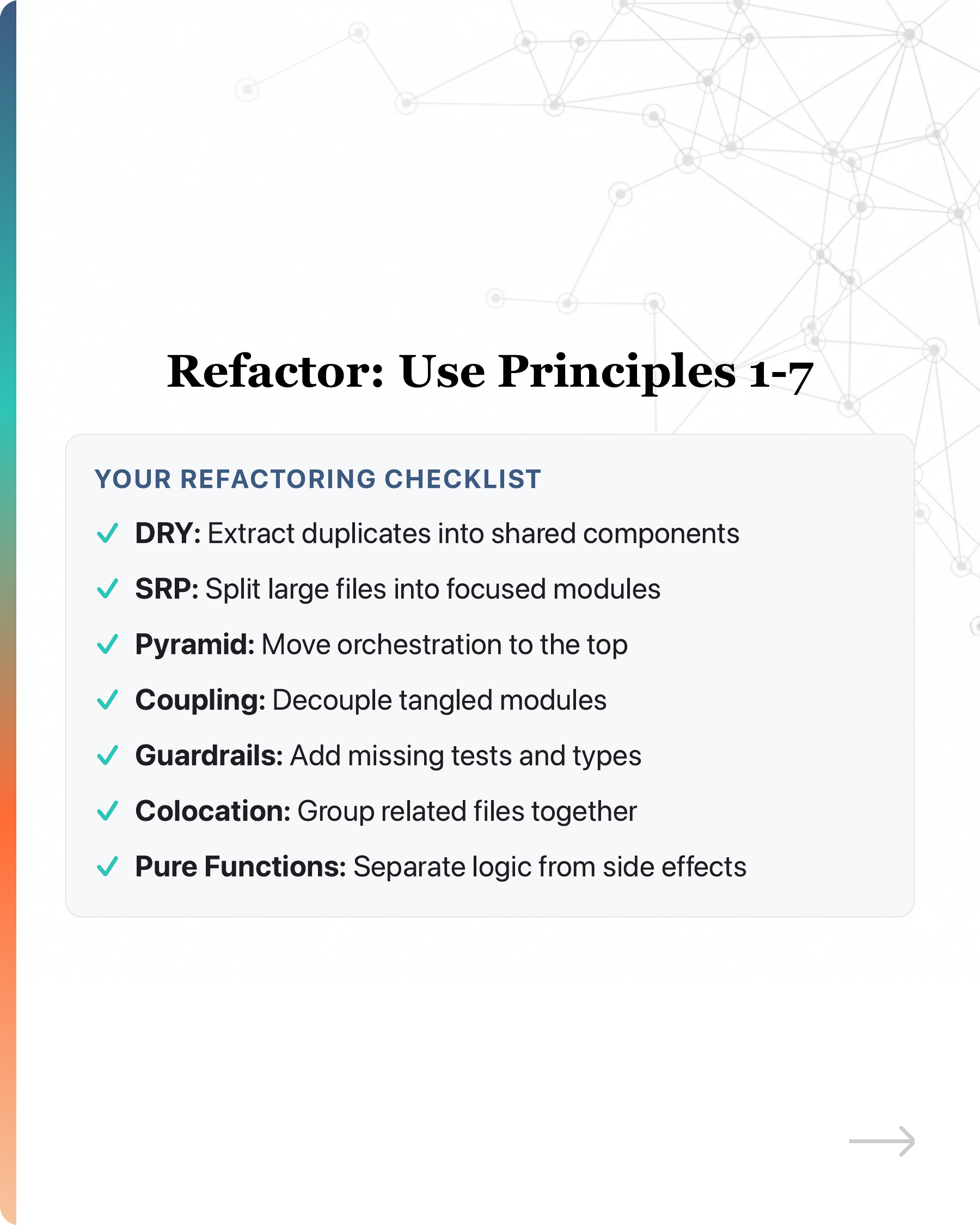 No, vibe coding does not create tech debt., slide 39
