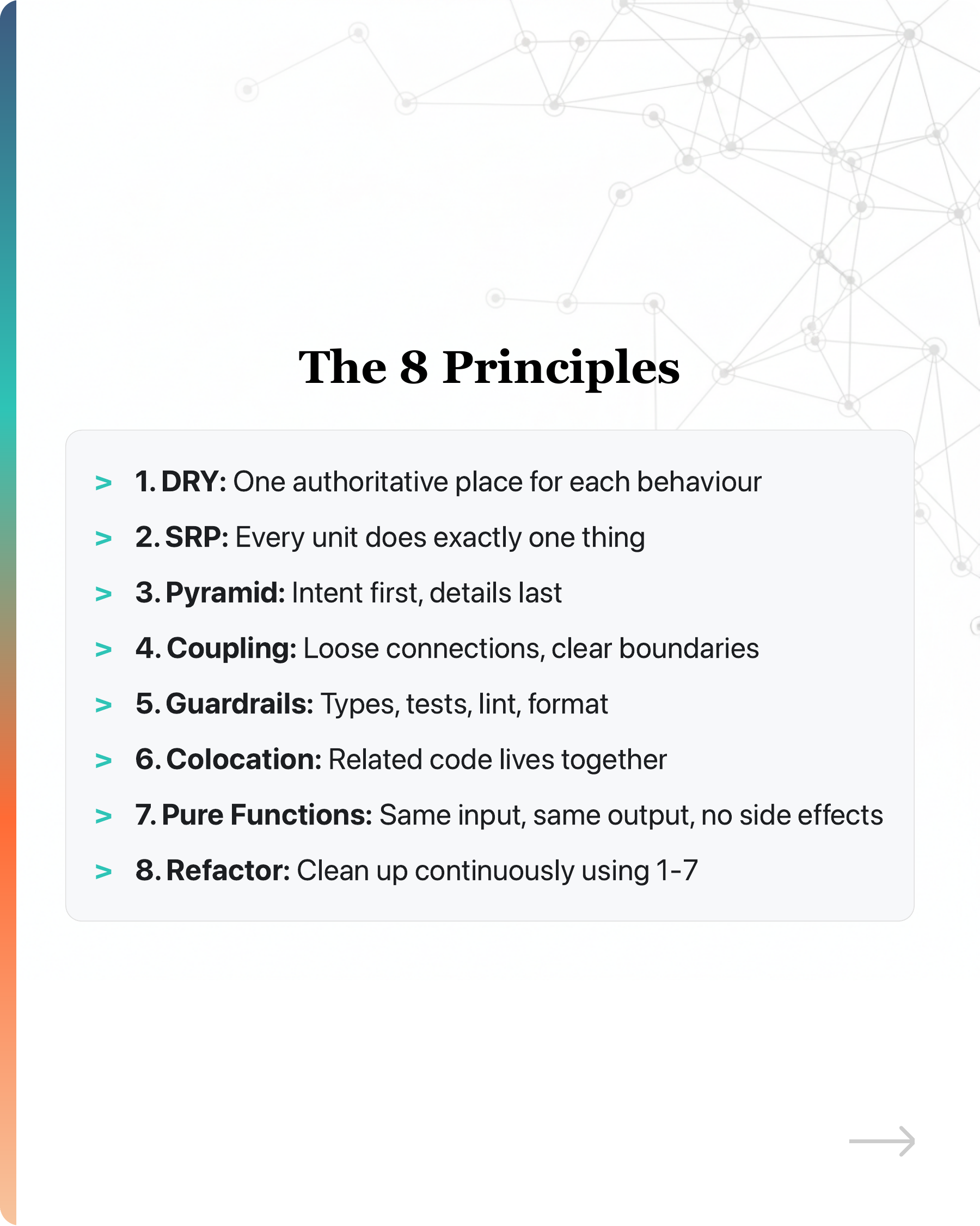 No, vibe coding does not create tech debt., slide 41